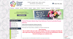 Desktop Screenshot of flowersales.com.au